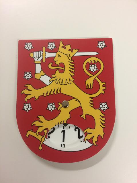 SamuliVoutila's tweet photo. Tuli hankittua tänään paikalliselta pienyrittäjältä uusi parkkikiekko. Sopii hyvin tällläiselle isänmaalliselle kaverille! #3dcase #kuopio https://t.co/mpSXZ2Dte8