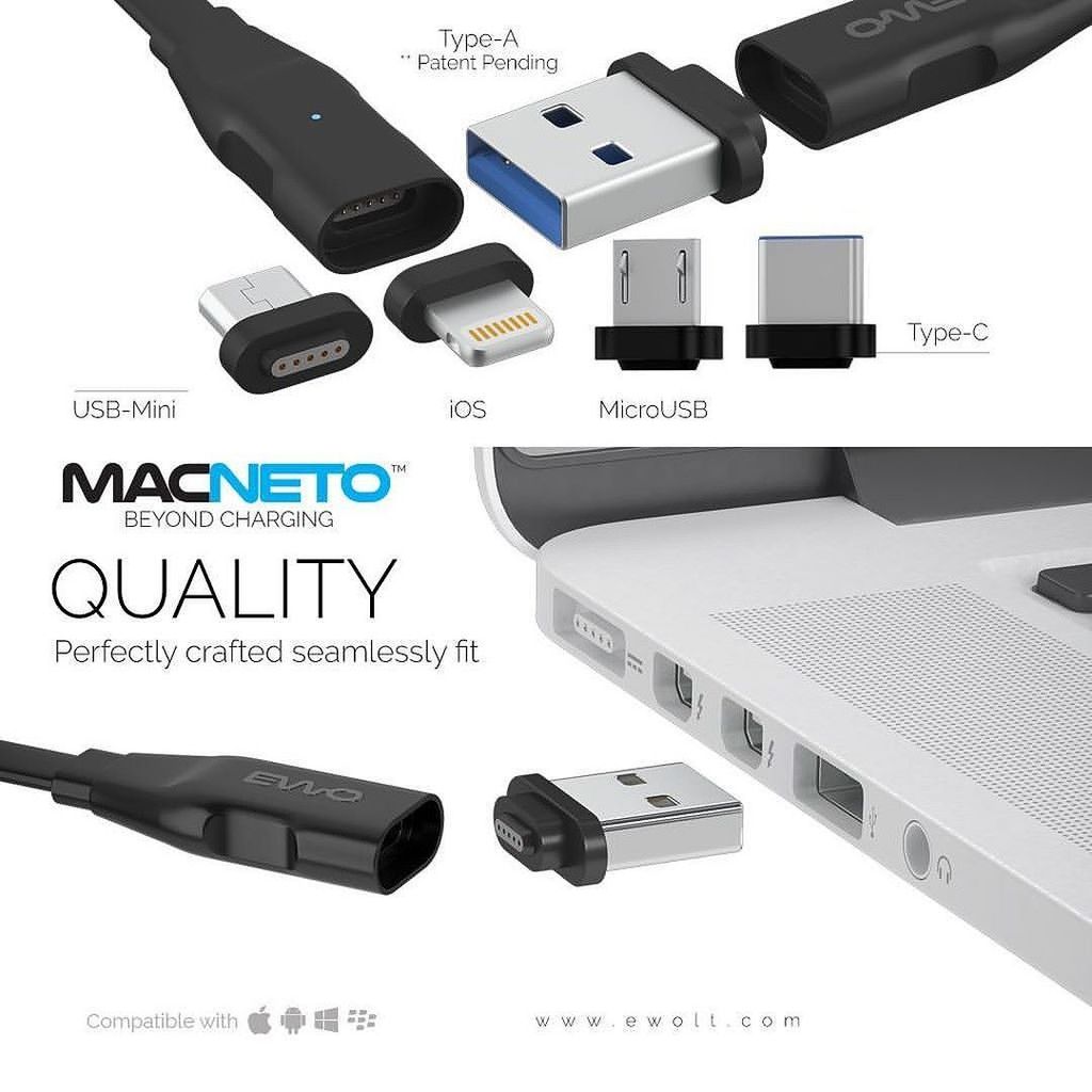 RJBailey's tweet image. #regram via @ewoltage
.
.
.
&quot;This is not ordinary charging cable, this is #MACNETO... comi… ift.tt/2fsgsJQ