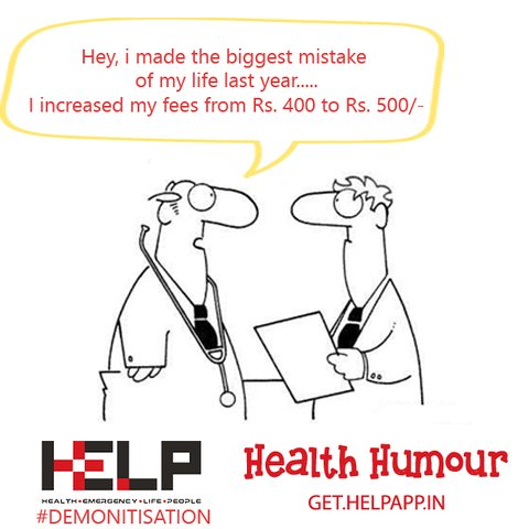geenius_co's tweet photo. Demonitisation problem for few people :P Time for some laugh! #HealthHumour #HELPAppin #Demonitisation #Laughter https://t.co/Rdmy7qMX5f