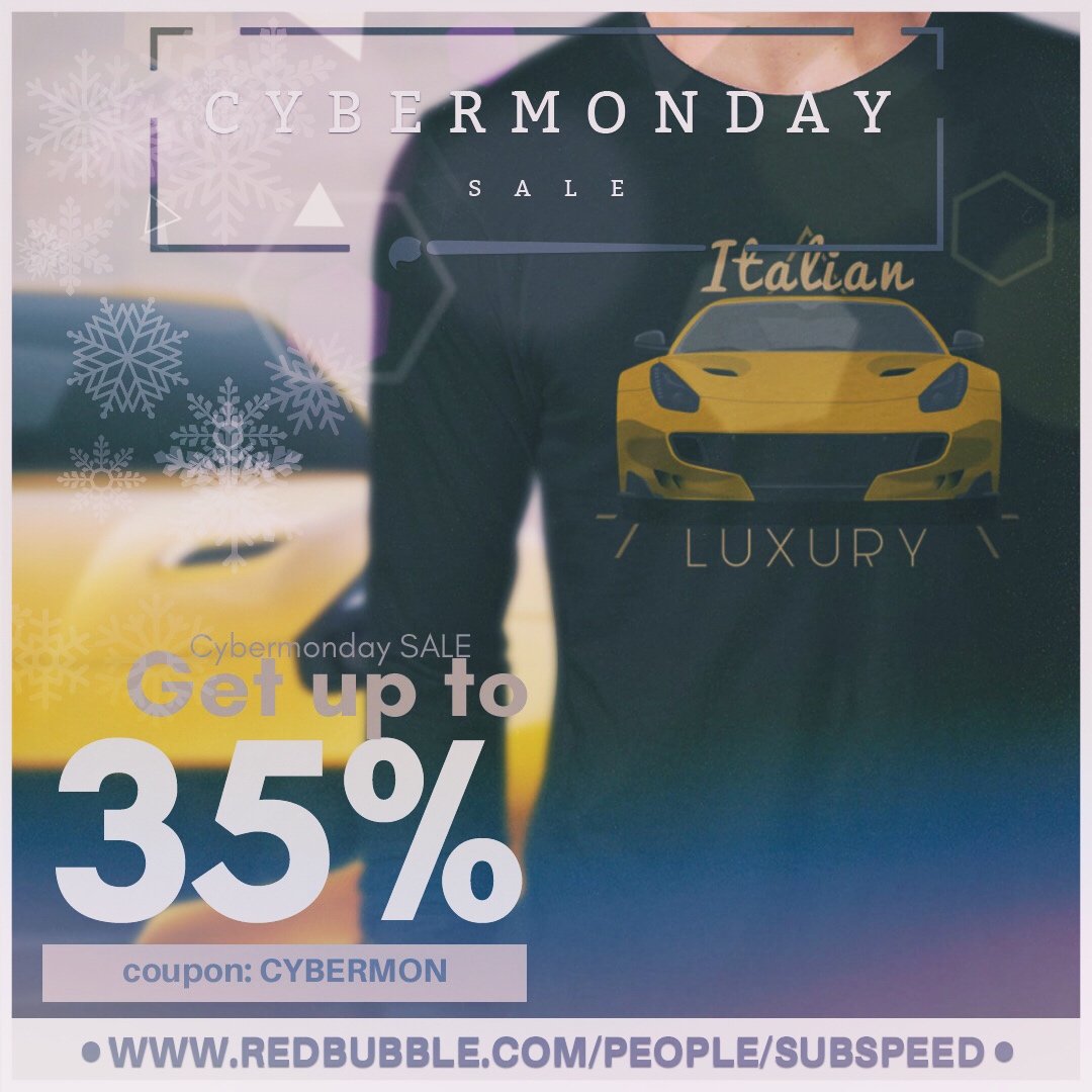 subspeed_design's tweet photo. ⛄❄🎅Time for those #christmas #gifts 🎅❄⛄Conditions apply
#CyberMonday #cybermondaydeals #ChristmasIsComing #ChristmasGiftIdeas #ferrari #f12 https://t.co/CBG2R8Uv8W
