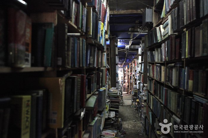 영화 '내부자들'에 나오는 헌책방 #새한서점 내부는 #충북 #단양군 깊은 산 속에 있답니다. 숨어쉬기 좋은 산 속 책방이죠. 이 밤과 잘 어울리 않나요?!