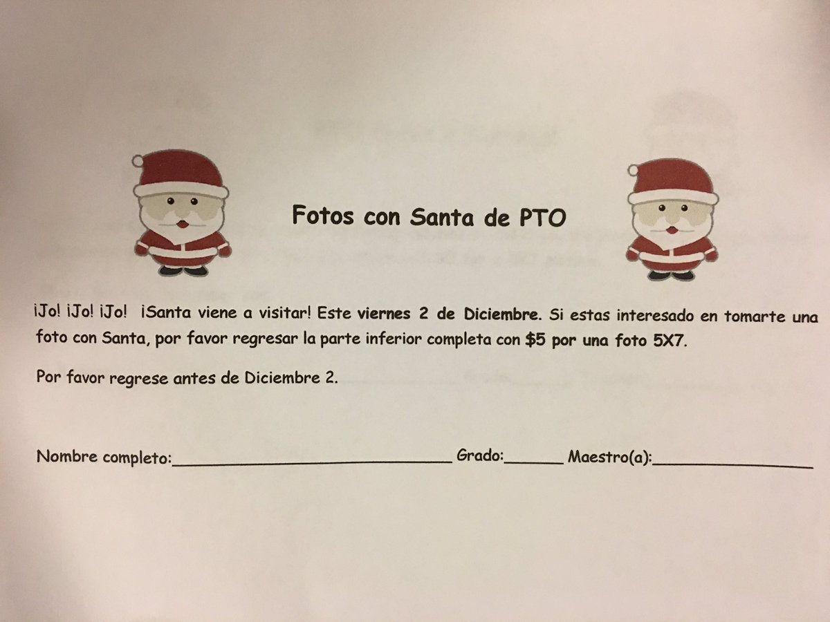 carroll_pto's tweet photo. Hi!Ho!Ho! santa is coming to Carroll!! This Friday December 2nd we will be taking pictures with Santa!! https://t.co/6bzK1EYNL7