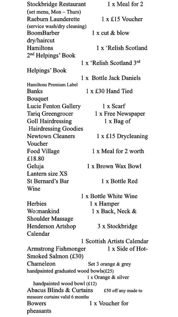 StockbridgeSTA's tweet photo. @StockbridgeSTA ...#reminder of last year's #fabulousness!! #StockbridgeStocking #donate #support #benefit #charity #local #Edinburgh https://t.co/zzZJYHcHrY