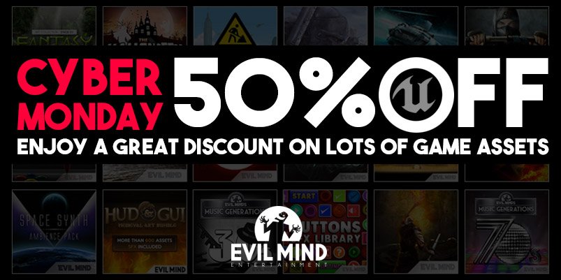 TaoAndSound's tweet image. All bundles on sale here: goo.gl/YzCC8j Hurry up! #gamedev #indiedev #unrealdevs #unrealmarketplace #gameassets #CyberMonday