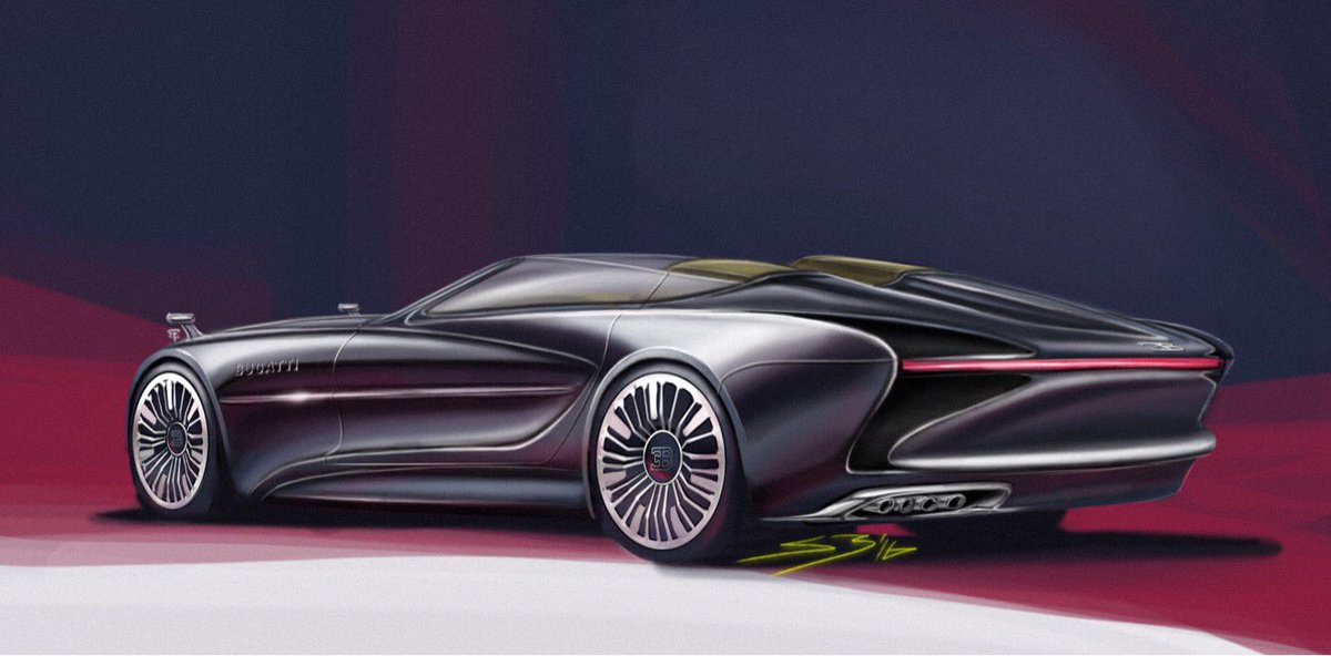 Sean Bull Design Some Of My Other Automotive Design Work Bugatti Cram Cabrio Sketch Bugatti Chiron Veyron