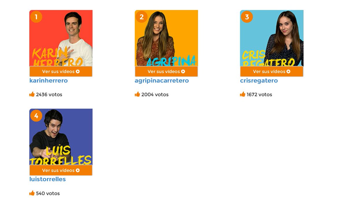 TonyAguilarOfi's tweet photo. Enhorabuena a los 4 semifinalistas y felicidades a mi apadrinado @KarinHerrero que YA ES FINALISTA! #Aygotuber https://t.co/jgSivxPx0N