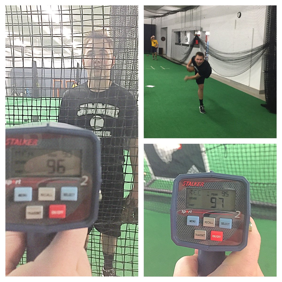 Thanks <a href="/6Radmacher/">Rod</a> for coming out and showing off the 🔥💪 with our throwing group this weekend. Good luck to <a href="/JimmieBaseball_/">Jimmie Baseball</a>! #QuestFor💯