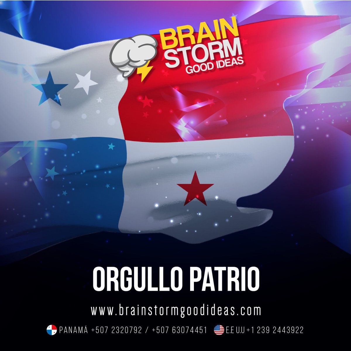 BrainStormGood's tweet image. El orgullo patrio se siente en el corazón #Panamá Feliz día de la Independencia.