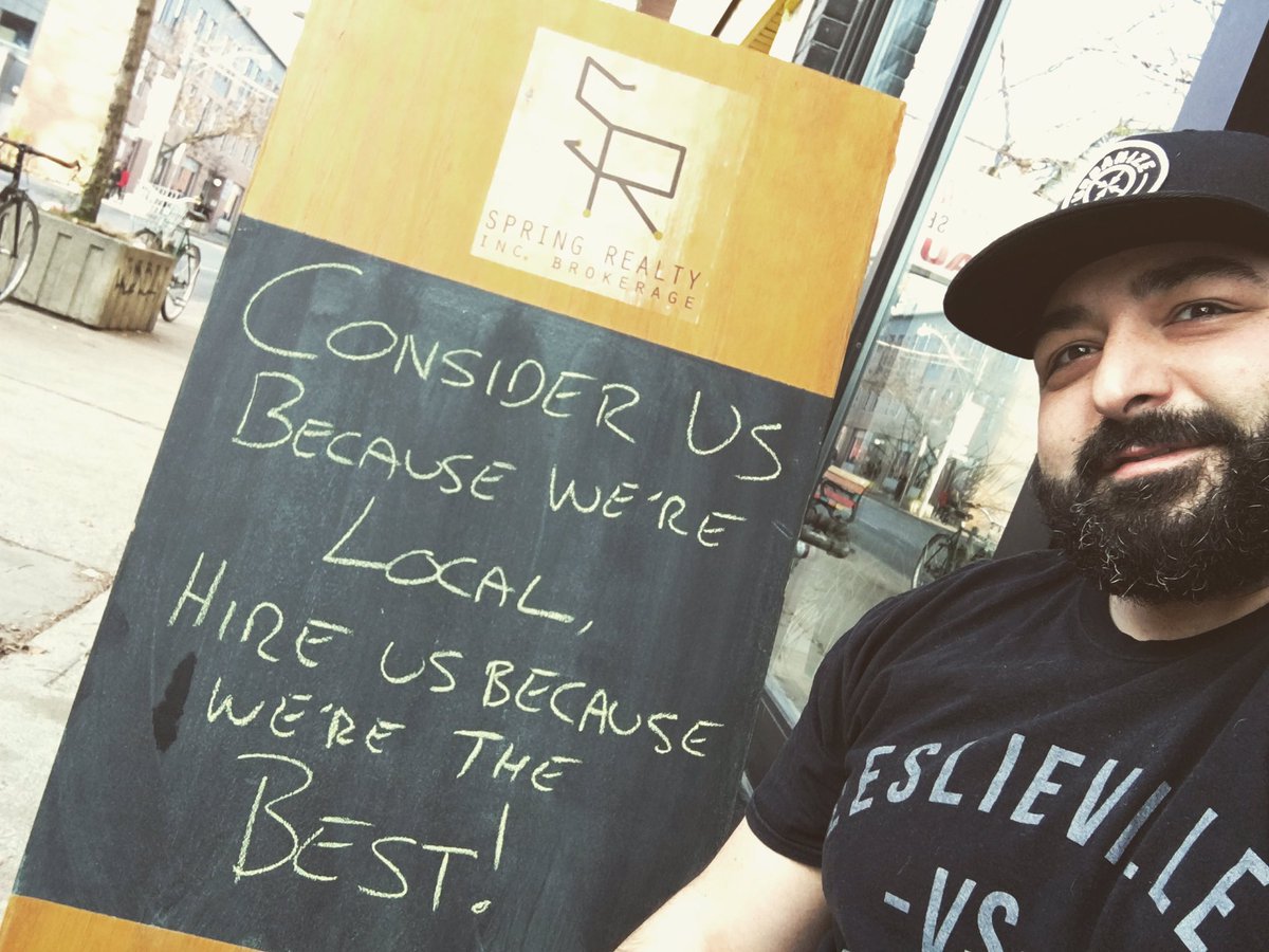 SpringTeamTO's tweet photo. Give a local business a chance, then it's their job to continue to keep you happy. Nobody owes you a thing #getSPRING #leslieville https://t.co/paJY1RRCuY