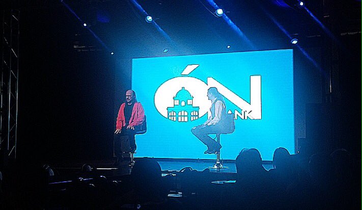 MarcoPoloenZap's tweet photo. Esta mañana se ha presentado en el #GranTeatroPrincipePio el proyecto #OnBank con Luis Álvarez y @SSantiagosegura https://t.co/84p0o7i6e8