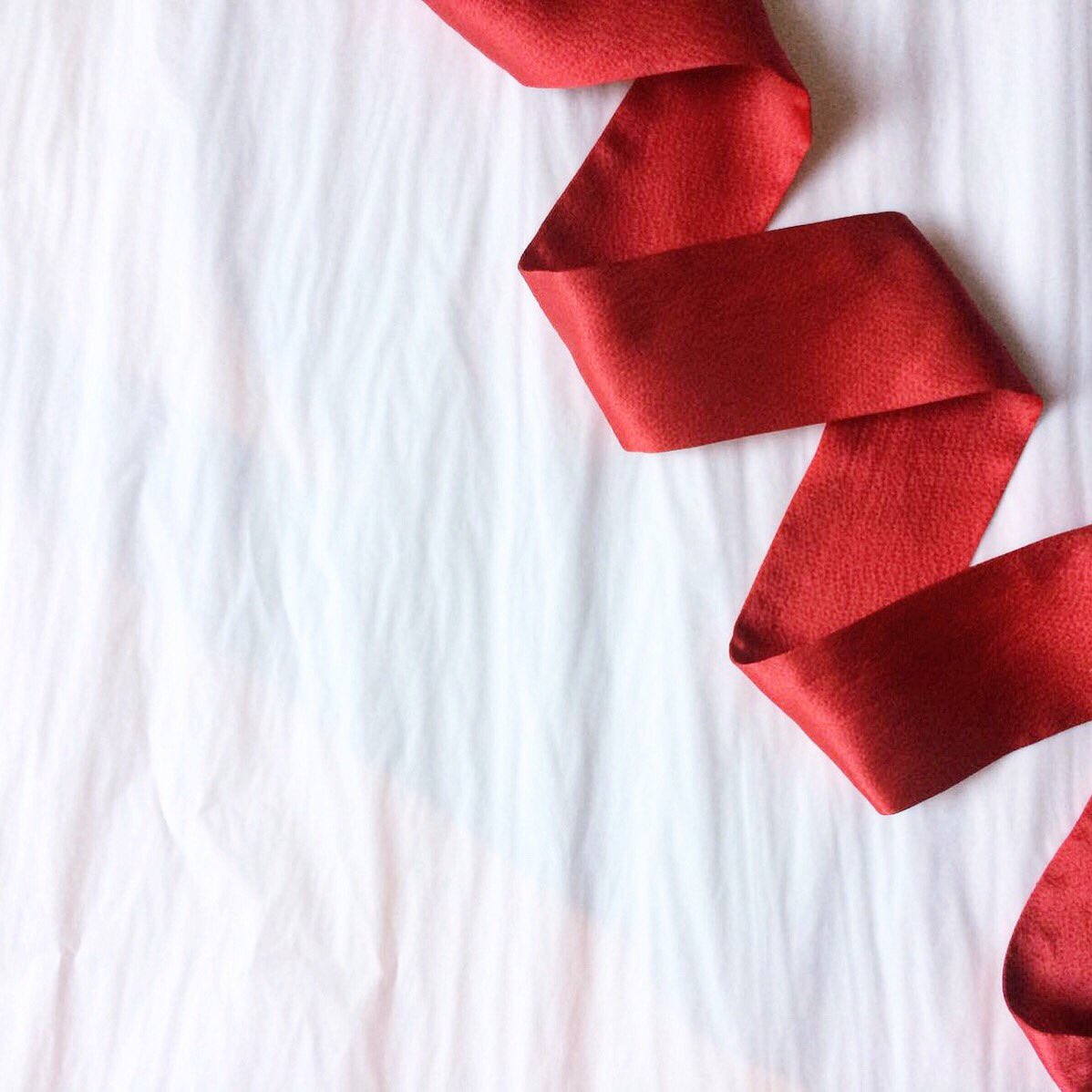 Blood red hammered silk satin tie to go with...*pa pa paaaah* our DREE shirt dress 😍🌹 *ding dong* #werebringingsexyback #bloodonsnowlike