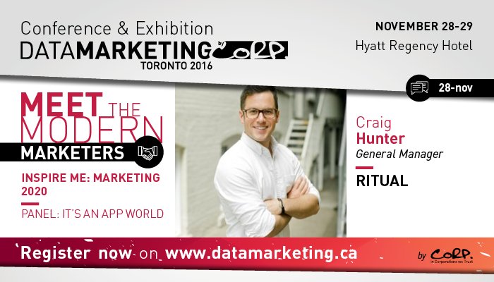 DataAIMarketing's tweet photo. 'It's an App World' w/ @getflipp @ritual_co  @500px @paytmlabs is about to start. Get ready to hear from leaders in the mobile world #DM2016 https://t.co/yL0ALSWSmO