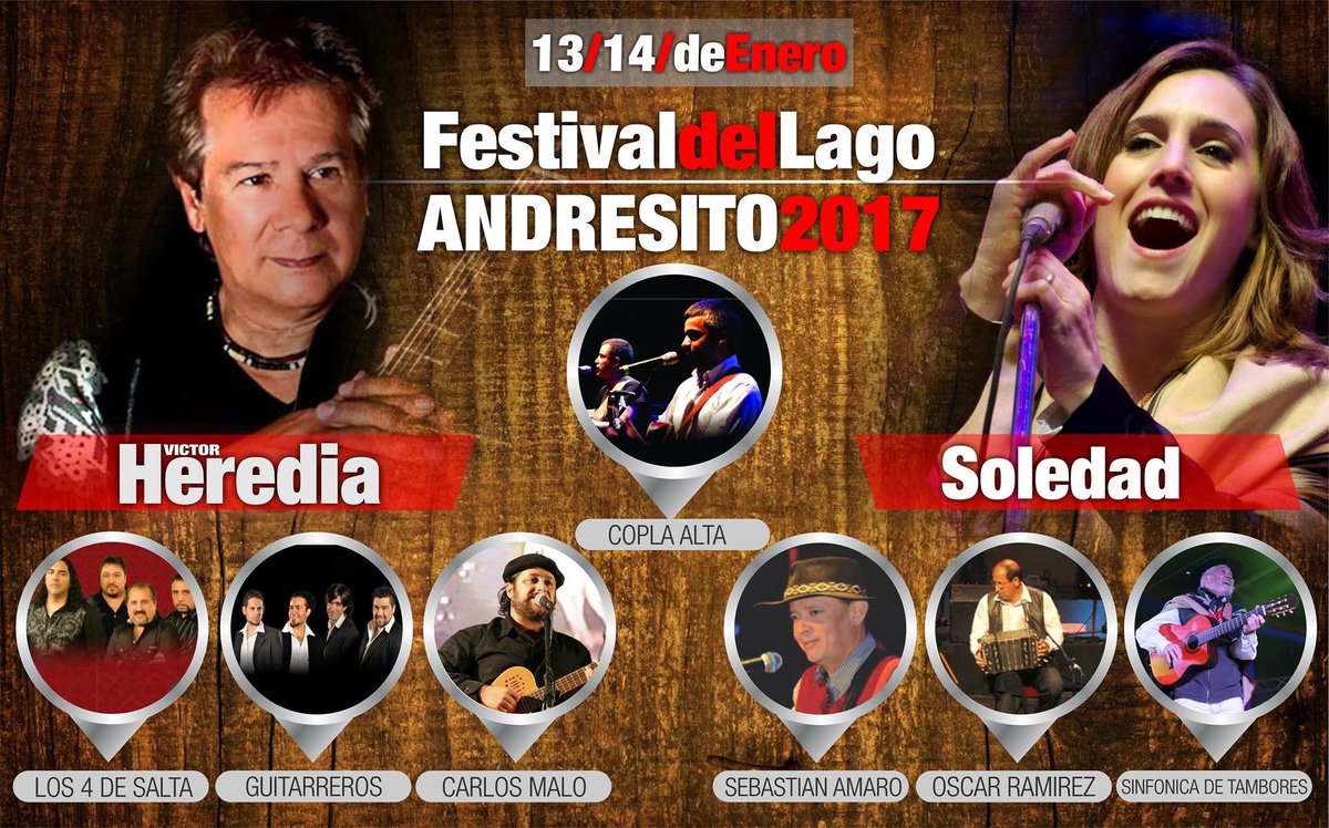 FESTIVAL DEL LAGO , ANDRESITO 2017