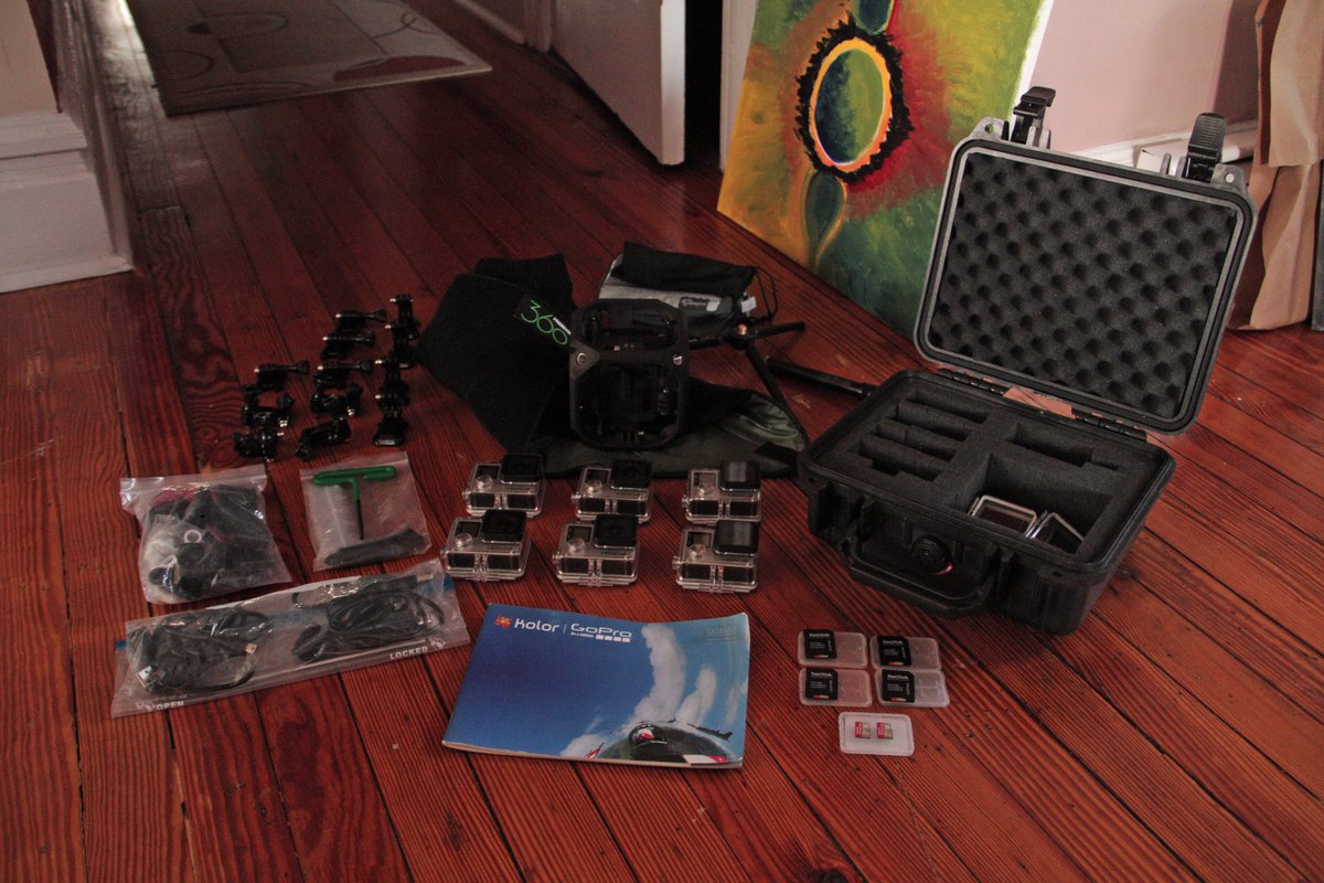 shootbydaylight's tweet photo. #forsale Kolor Freedom 360 Explorer Plus #VR Kit (PLUS GoPros) https://t.co/4OTIQwuRGT #GoPro #VRrig #VRvideo #CyberMonday #cybermondaydeals https://t.co/pQQwmMBLit