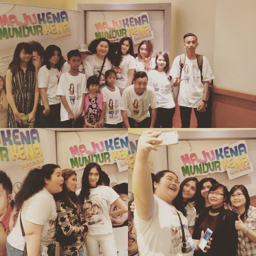 layartancep_id's tweet photo. Keseruan nobar #MajuKenaMundurKenaReturns di Mega Bekasi XXI. Makasih buat yang udah daten… https://t.co/sPP3cPDIgb https://t.co/bcjkjOfMPX