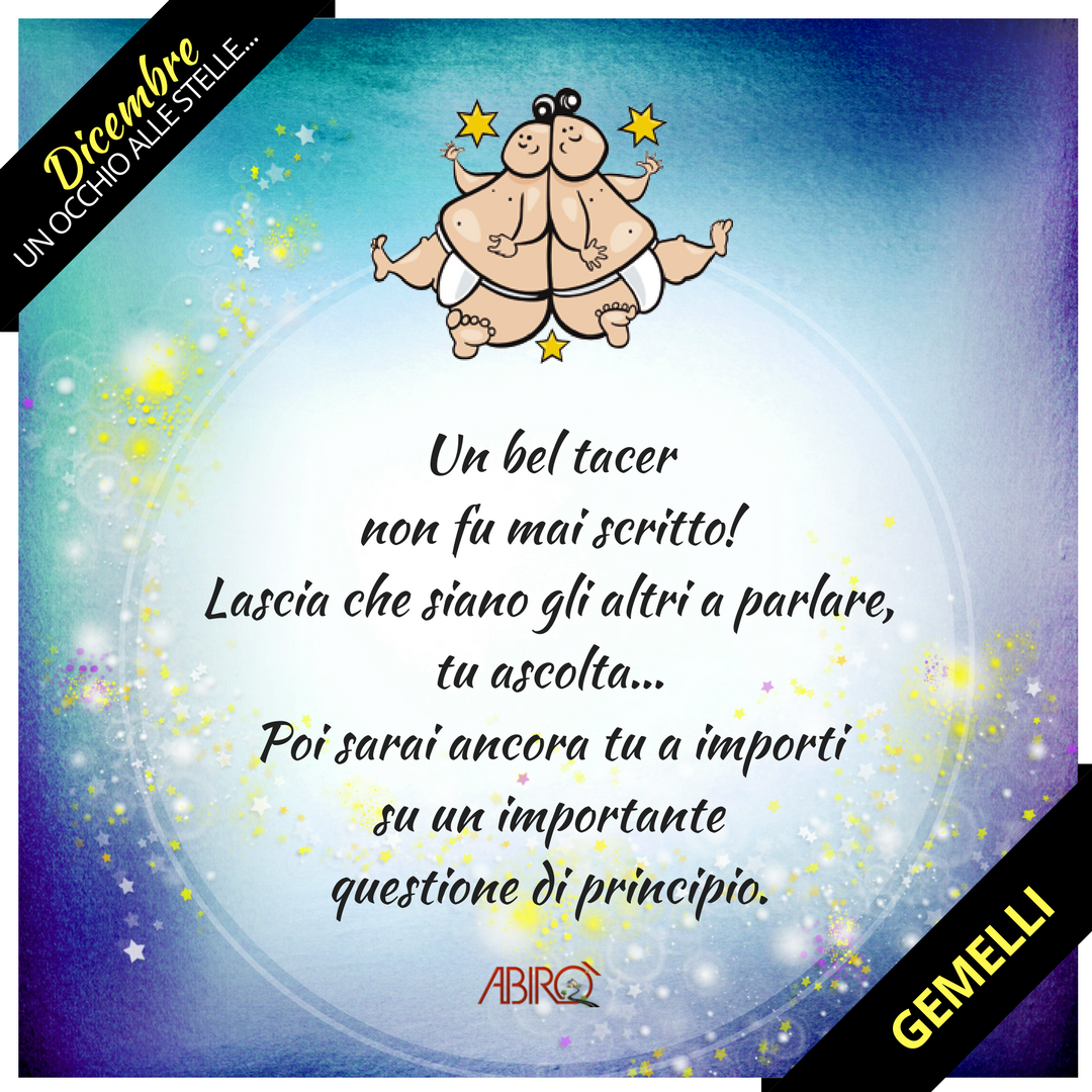 abitareromagna's tweet photo. un occhio alle stelle #gemelli 
#abirò #magazine #oroscopo #zodiaco #segnozodiacale #abitareromagna #rimini https://t.co/GkYUXy345V pag. 31 https://t.co/b6iCHKnY59