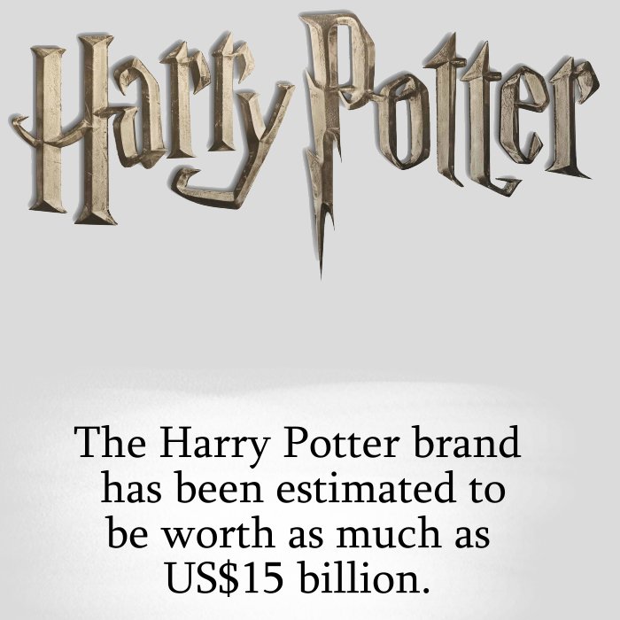 DailyRandomF's tweet image. #harry #potter #brand #worth #fact #amayzing #awesome