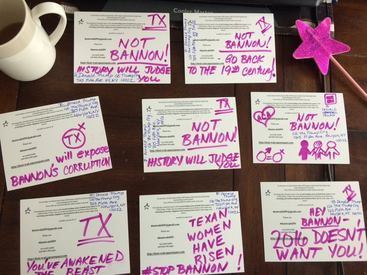 SamanthaHoust0n's tweet photo. Some of my favorites from #postcardavalanche #StopBannon : TX women love em some @HEB , @Starbucks Kcups, and bein mouthy! https://t.co/2nQsGSAywy