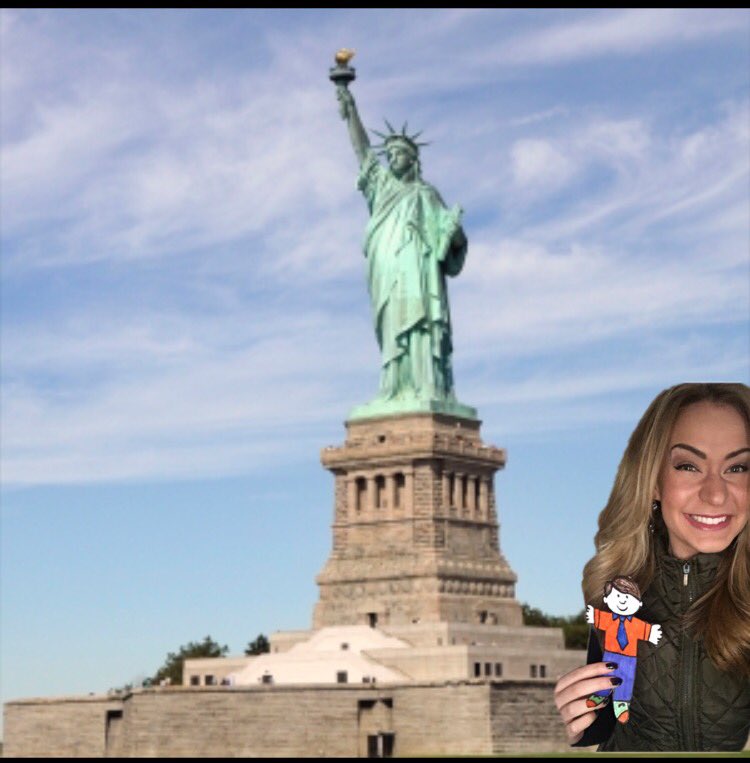 missadams17's tweet photo. Flat Stanley and I in NY https://t.co/DQEmDFYPTM
