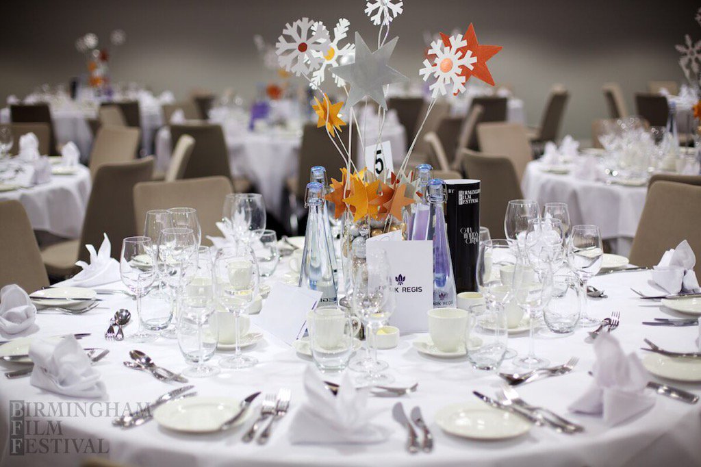 Such beautiful tables thank you <a href="/ParkRegisBirm/">Park Regis Birmingham</a> <a href="/BHAMFILMFEST/">Birmingham Film Festival</a>