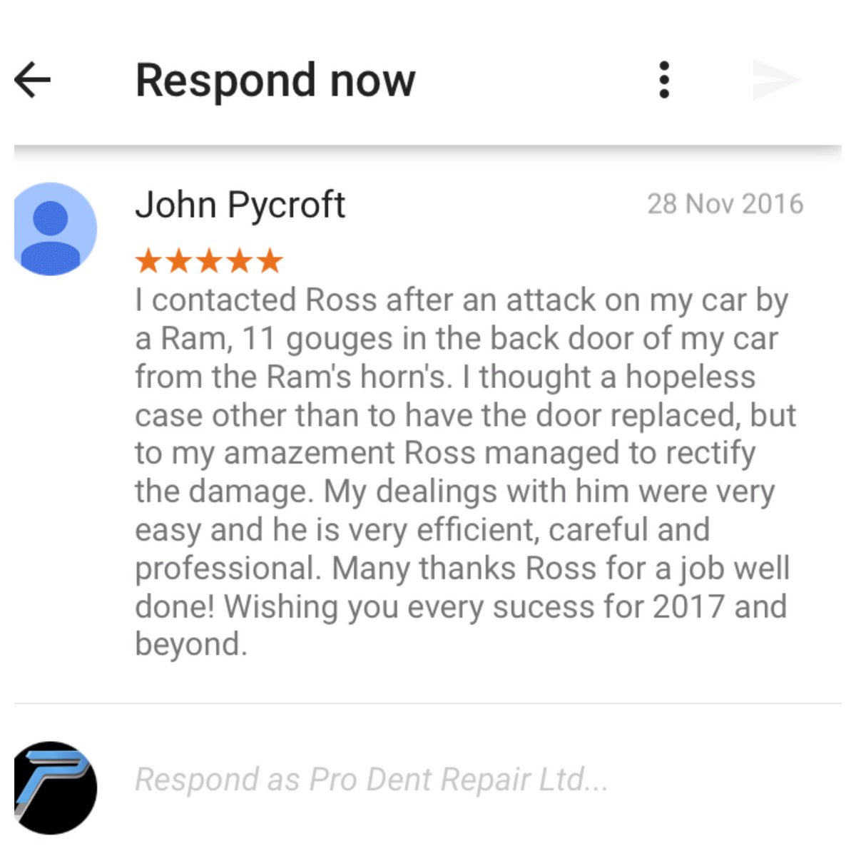 prodentrepairuk's tweet photo. Genuine unprompted review from today's pdr challenge!
#bmw #ramattack #335d #pdr #dentremoval #prodentrepair https://t.co/jTk8hSxA8m