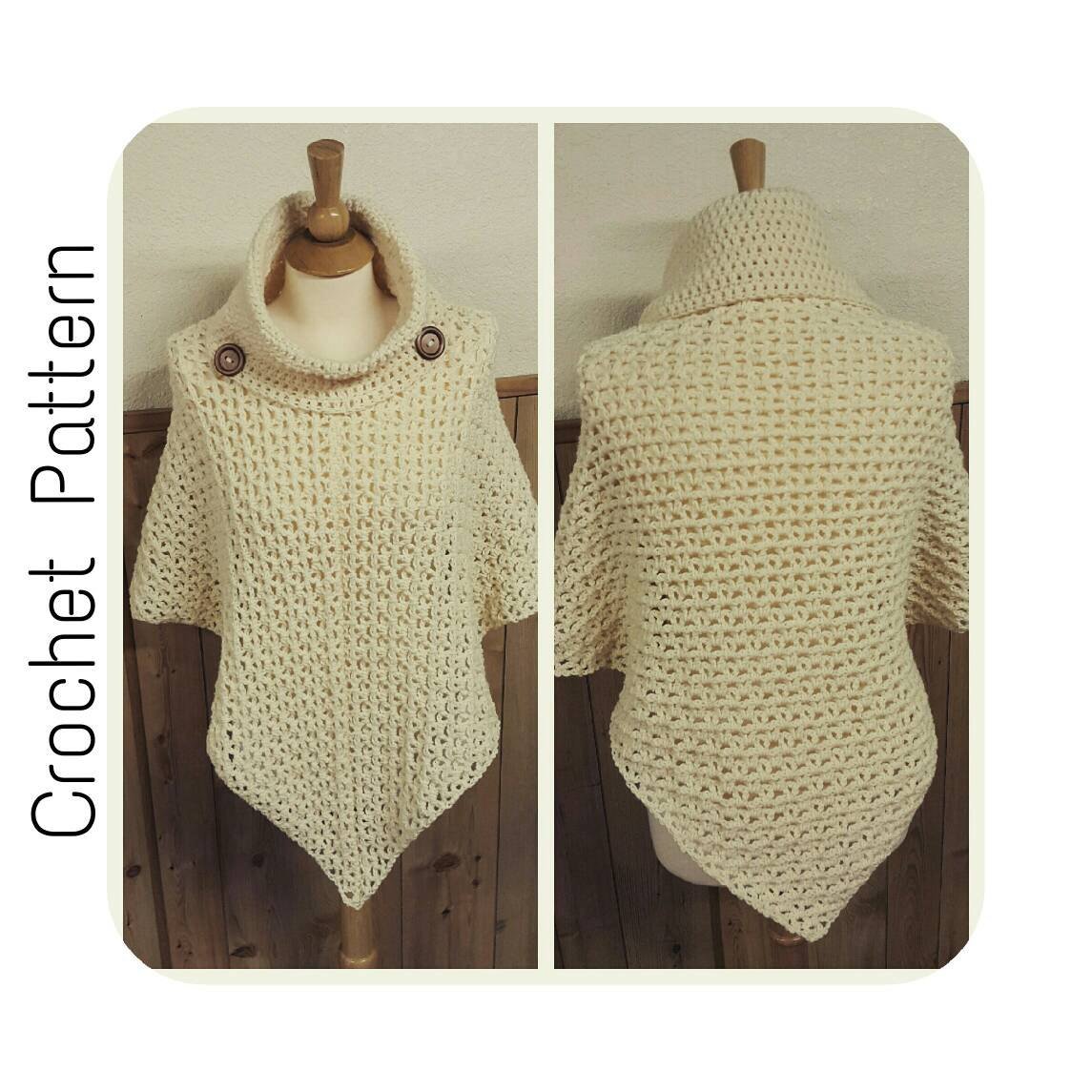 checksNFT's tweet photo. Easy Crochet PATTERN | Cowl Neck Poncho | Women's Poncho Patter… https://t.co/vNV4MueWcr #Crochet #CowlPonchoPattern https://t.co/MgcCgsbKAN
