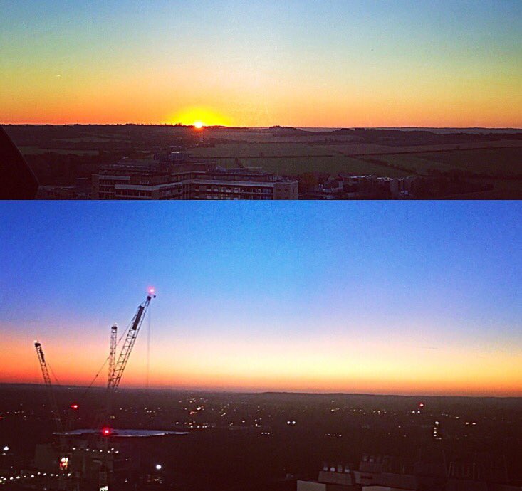 CaseyElsby's tweet photo. I don't mind getting the opportunity to watch the sun rise and set everyday from up here everyday 👌🏻 https://t.co/Wb7IYSKpIK