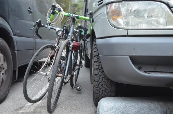 Van's and bikes. My two favorite methods of transportation! #Vanlife #Bikelife #BikeToWork