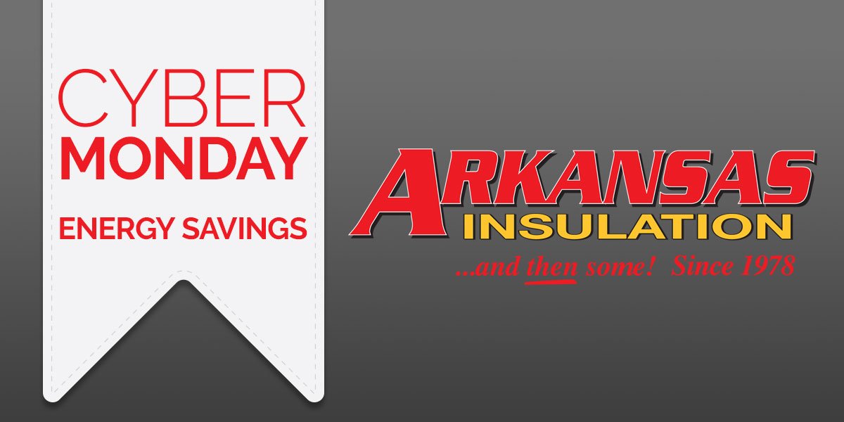 insul8arkansas's tweet photo. It's Cyber Monday! There are huge savings for your energy costs in 2017 by visiting us online. https://t.co/9vnWJ2bQeJ #HBAHomePros https://t.co/iObLlbE85L