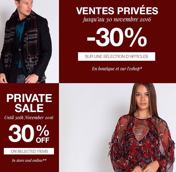 Derniers jours pour profiter de -30% sur le66.fr 😘
Et plein de surprises prévues pour décembre...  #ventesprivees #mode #fashion #sale
