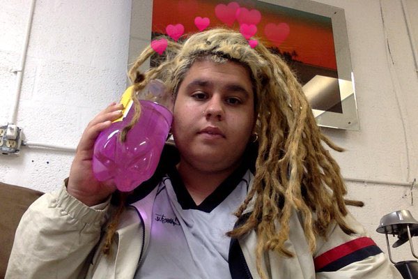 Lilpeep's tweet image. RT TO MAKE FAT NICK A MODEL