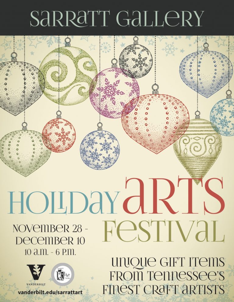 The Annual Sarratt Holiday Arts Festival opens today &amp; runs daily, 10 am - 6 pm, through 12/10! #vandy #nashvilletn #shoplocal #holiday