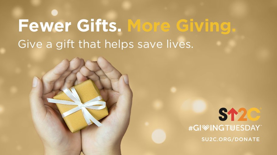 Help more cancer patients become cancer survivors. Donate $25 at su2c.org/donate #GivingTuesday
