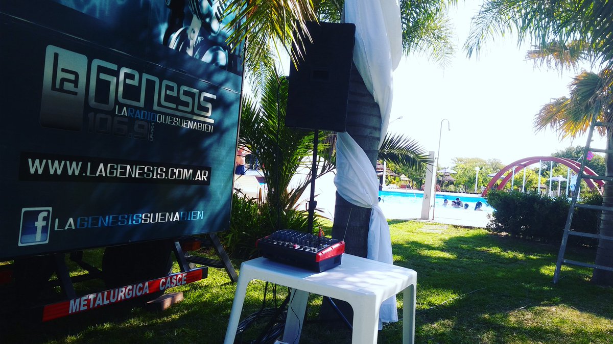 ¡¡¡Inauguración de la pileta del club leones!!!🎉🎊💯😋😎 #LAGENESIS #LARADIOQUESUENABIEN