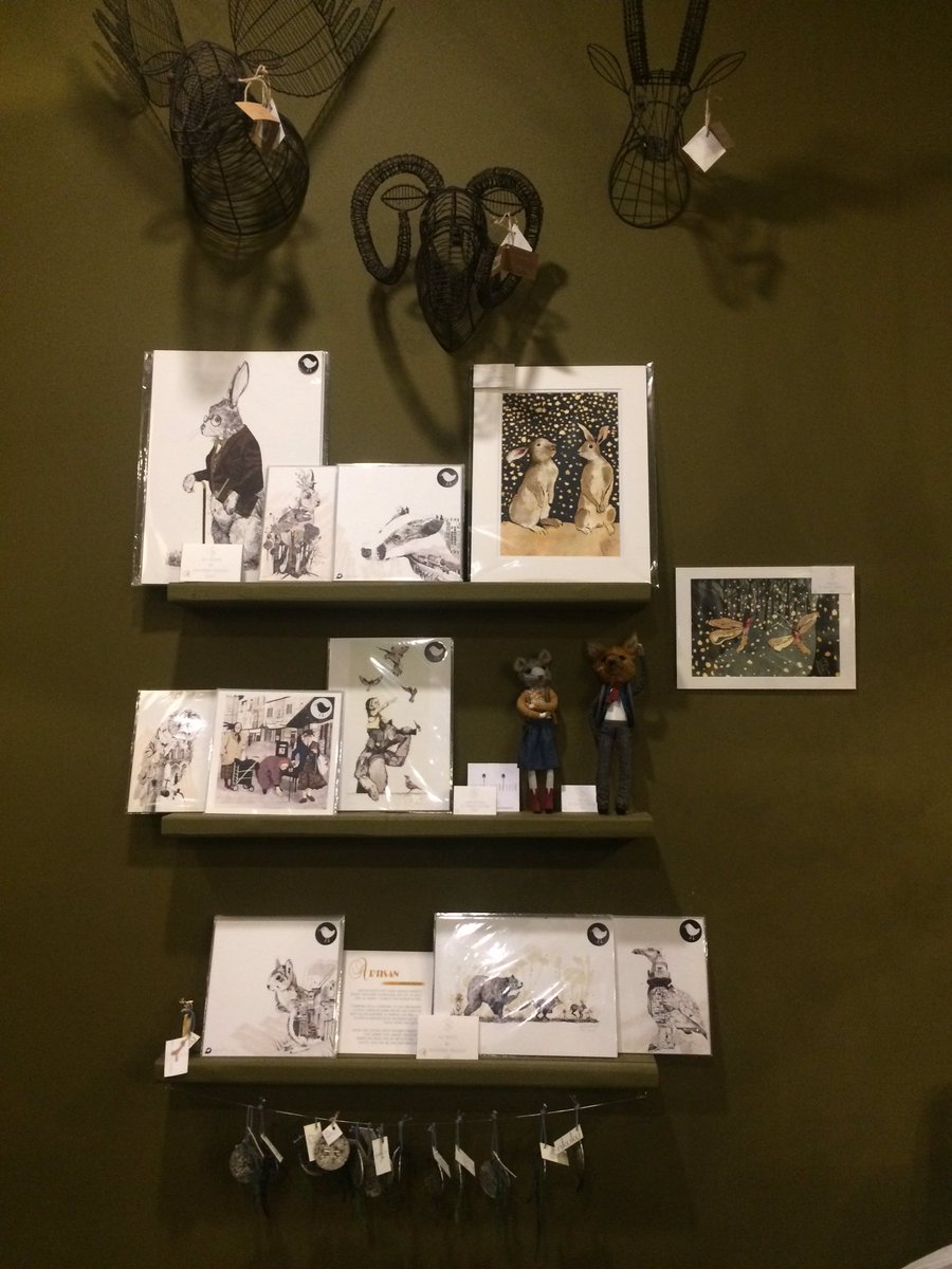 New additions in store, were big animal fans anyway but this little pair melt our hearts #handmade #fox #mouse #animals #interiors #saltburn