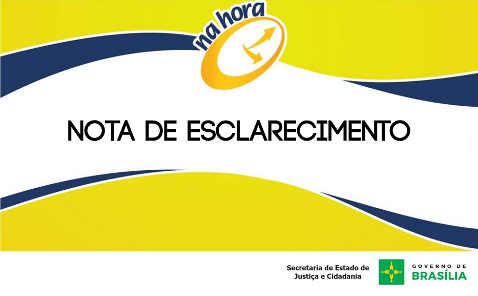 NaHoraDF's tweet photo. ATENÇÃO CIDADÃO! Nota de esclarecimento sobre falha no atendimento desta manhã 28/11/2016 https://t.co/cXf6OEnNsp https://t.co/vNHSFyA94l