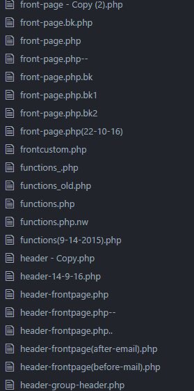 2xDoo's tweet photo. Quand tu récupères un #WordPress et que tu pleures quand tu vois l'arborescence #IlEstOuTonGit #BadDev #WP https://t.co/Ifzn7psL4m