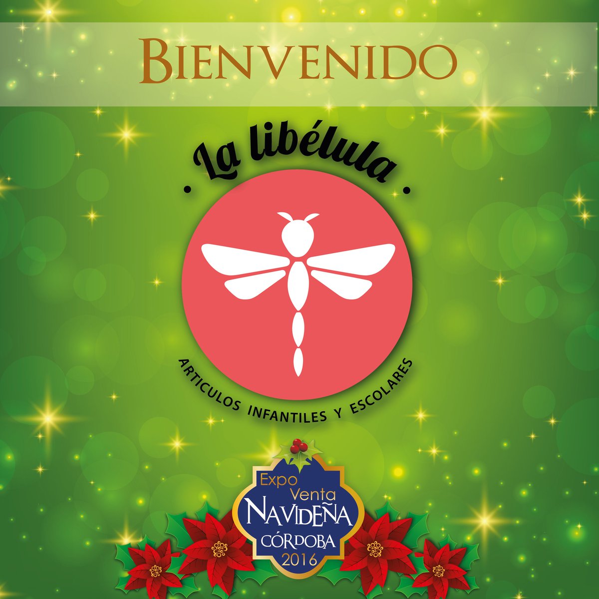 ExpoVentaNav's tweet photo. #LaLlibelula art��culos infantiles y escolares, te invita a esta gran #ExpoVentaNavideña del 2 al 4 de Diciembre en la arena #Cordoba. https://t.co/usm9gmnhyi