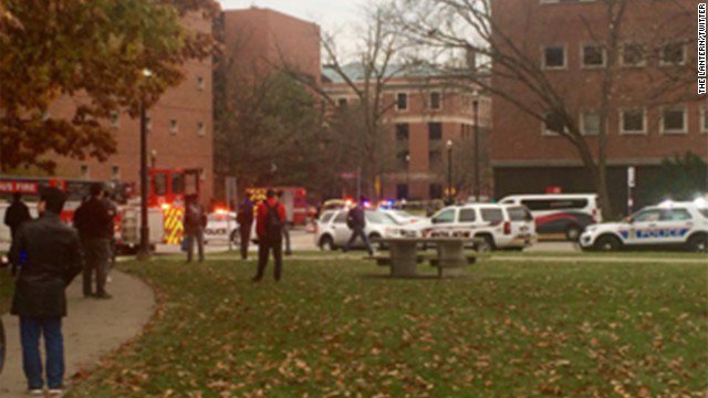 CNN's tweet photo. JUST IN: At least 7 injured in reported shooting at Ohio State University, Columbus Fire says https://t.co/GOsO76OYUY https://t.co/ziCX4WRUU4