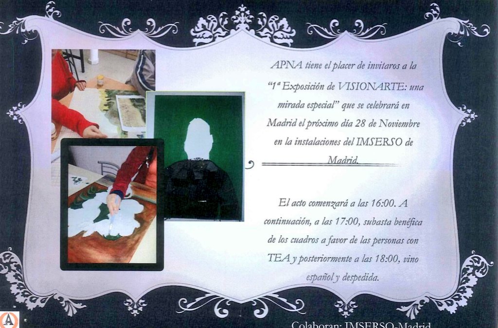 cdevalor's tweet photo. I Exposición #VisionArte: una mirada especial. @ApnaAutismo pone en valor el trabajo artístico de chic@s con #Autismo #TEA #40°Aniversario https://t.co/15ryzQu5yI