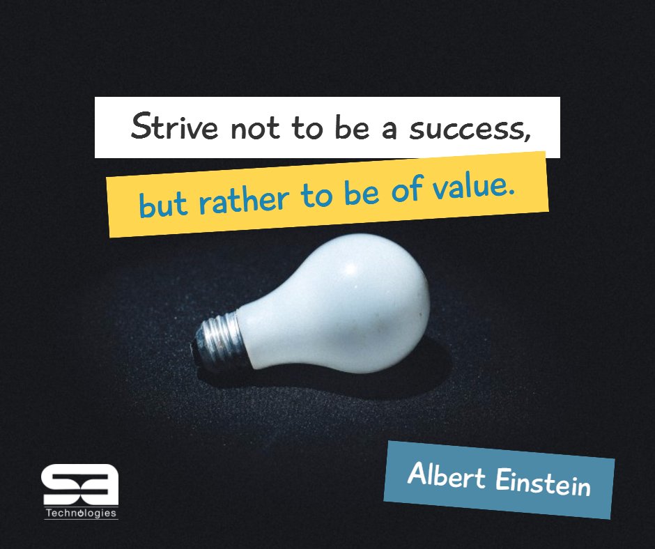 Satincorp's tweet image. Don&apos;t aim for success if you want it; just do what you love and believe in, and it will come naturally.

#BelieveInYourself #StriveforValue