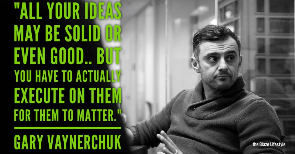 stevenzfielding's tweet photo. #QuoteoftheWeek On great ideas and execution, by @garyvee https://t.co/ycGq6dM9o7