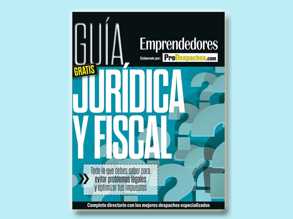 Emprendedores's tweet photo. Descárgate gratis la "Guía Jurídica y Fiscal" con las principales dudas legales del #emprendedor https://t.co/ZyTxdLxlsG https://t.co/JXuF79gbKe
