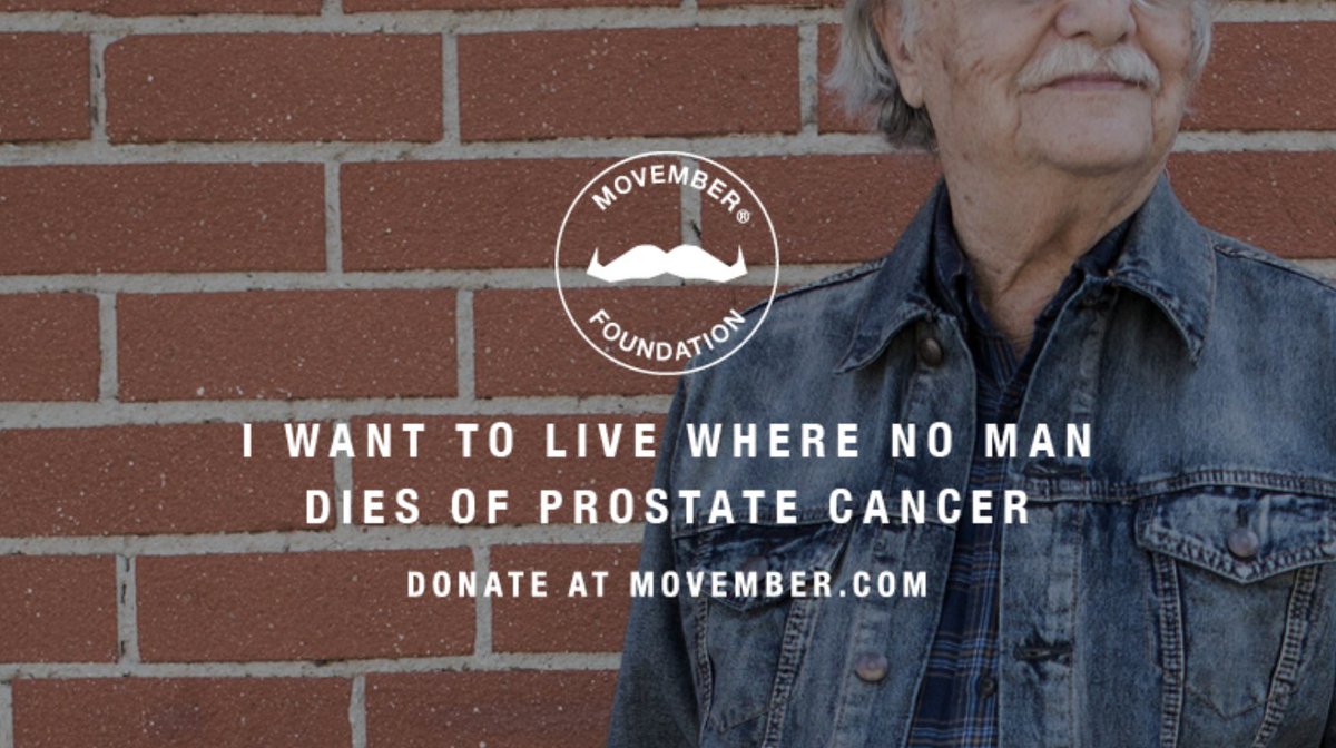 1 in 7 men will be diagnosed with #ProstateCancer in their lifetime. #Movember ow.ly/Bndt3059kkn
