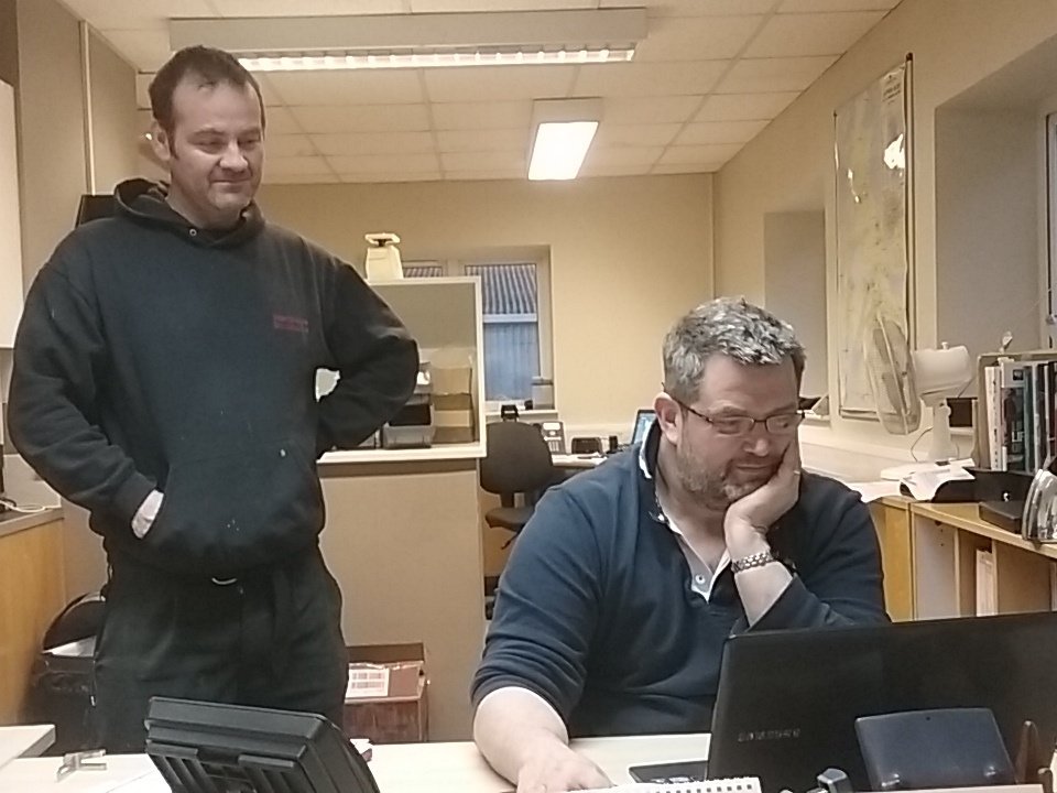wwstructures's tweet photo. #worldwidestructures in the office this afternoon. Stuart and Dan are happy boys working on an exciting #building https://t.co/TXGKFnrBHi