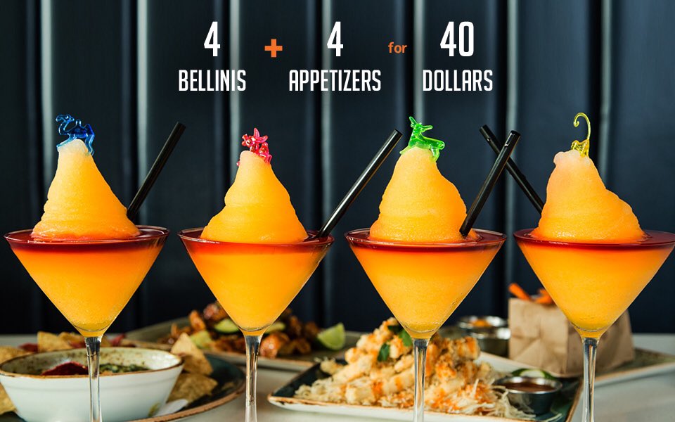 MilestonesSC's tweet photo. Have a case of the #Mondays? Grab your crew &amp; join us for #GirlsNight! 4 appetizers, 4 Bellinis, $40 🙌🏻 https://t.co/FOWxCJ9b9C #yycdeals https://t.co/pXGvKdtQFM