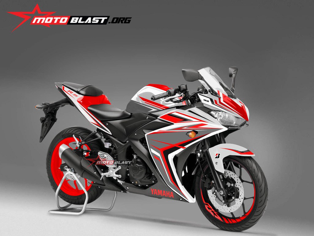 Blog Motoblast On Twitter Modifikasi Striping Yamaha R25 White