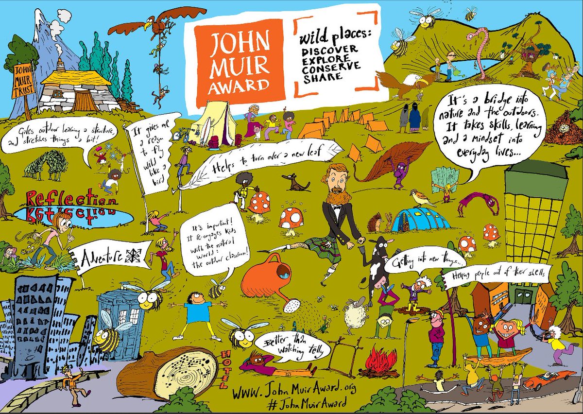 New #JohnMuirAward poster from the genius fountain pen of #inkymess illustrator @TomMorganJones. Free to download
johnmuirtrust.org/assets/000/001…