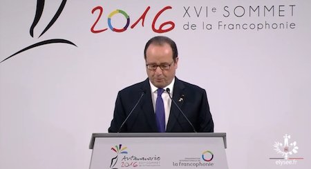 ofqj_france's tweet photo. Hollande #TANA2016 "Il faut que les jeunes qui font leur #ServiceCivique en France puissent également le faire dans les pays francophones" https://t.co/mGVjCSVoLl
