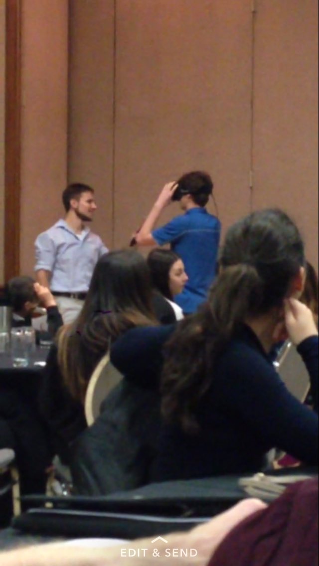 JooshBeextin's tweet photo. @accelerateideas My favorite moment is when Quatro did the VR! Thanks for he opportunity Mike! #CreateWindsor https://t.co/b3zb4CB2ZU